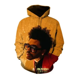 Rapper Hiphop The Weeknd 3D Print Hoodie