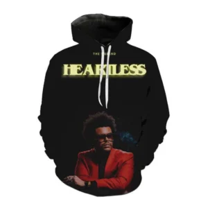 Singer The Weeknd Printed 3D Graphic Hoodie